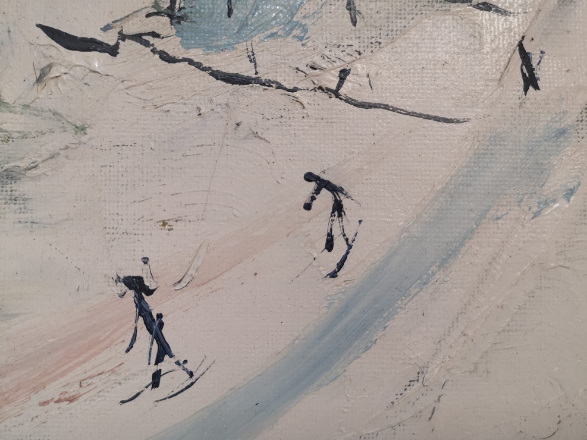 Rémy Peyranne (1935 - 2018) Oil Painting On Canvas, Pyrenees - Toulouse Painter -photo-4