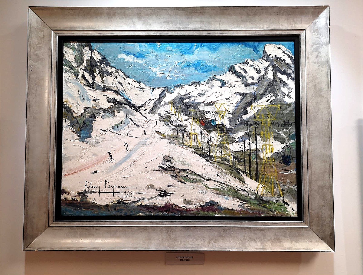 Rémy Peyranne (1935 - 2018) Oil Painting On Canvas, Pyrenees - Toulouse Painter 