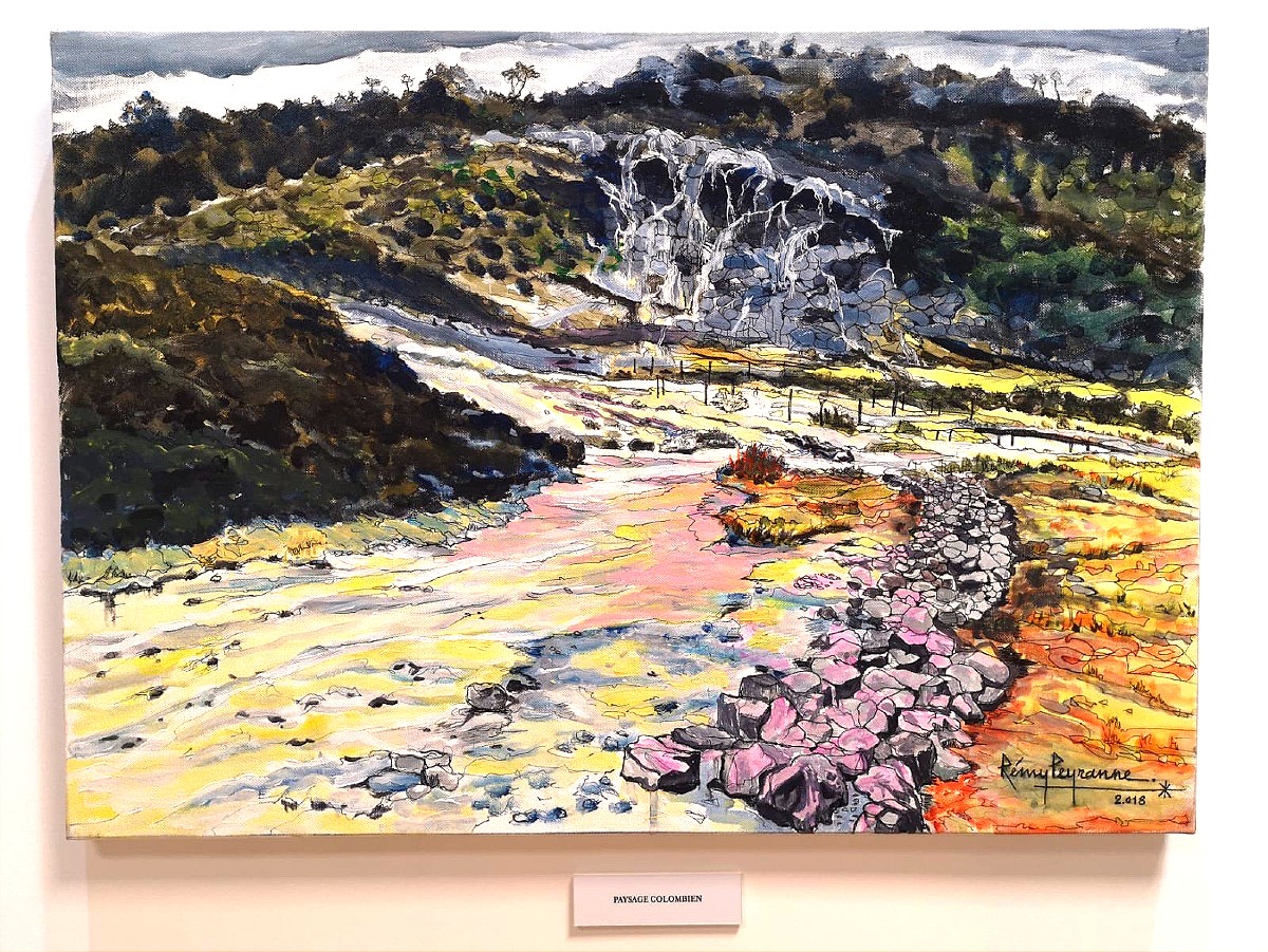 Rémy Peyranne (1935-2018) Painting Colombia - Toulouse Painter 