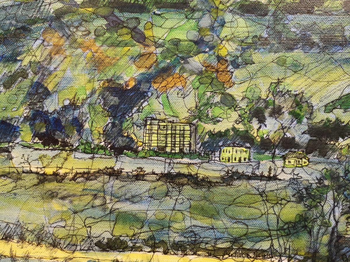 Rémy PEYRANNE (1935-2018) tableau Popayan Colombie - Peintre toulousain -photo-3