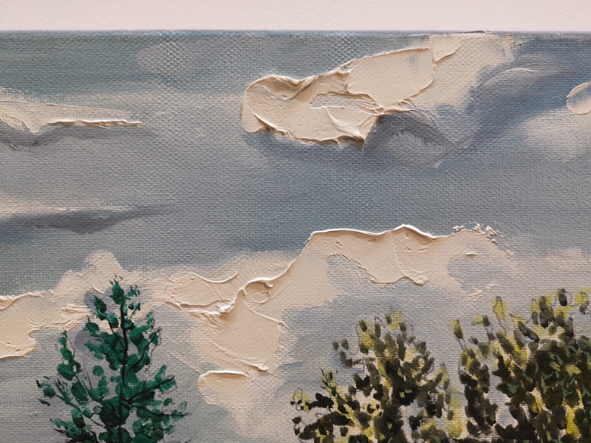 PEYRANNE Rémy ( 1935 - 2018) les golfeurs - tableau huile - peintre toulousain -photo-1