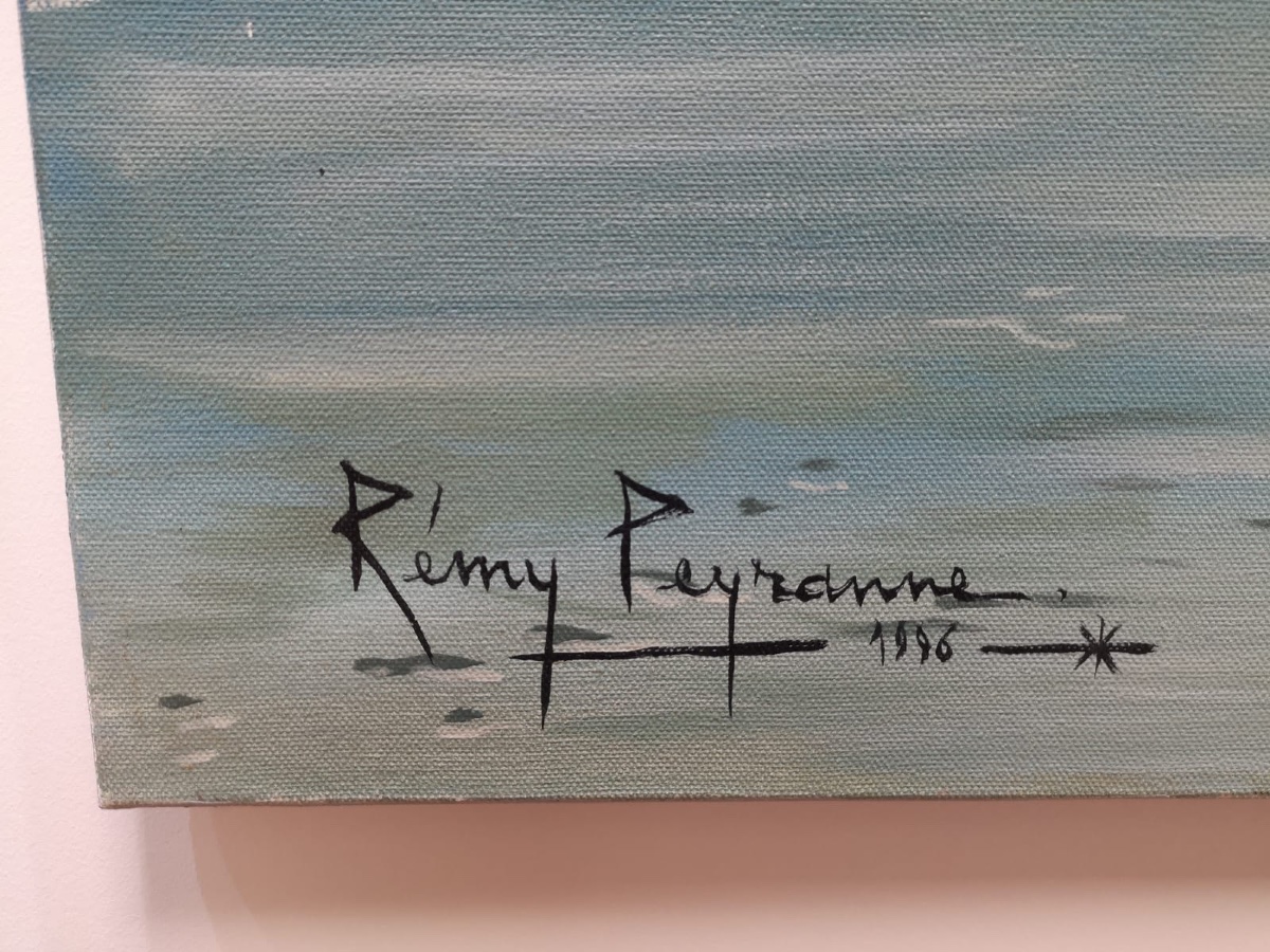 Rémy Peyranne ( 1935 - 2018) Bord De Seine Paris - Oil Painting - Painter From Toulouse-photo-2