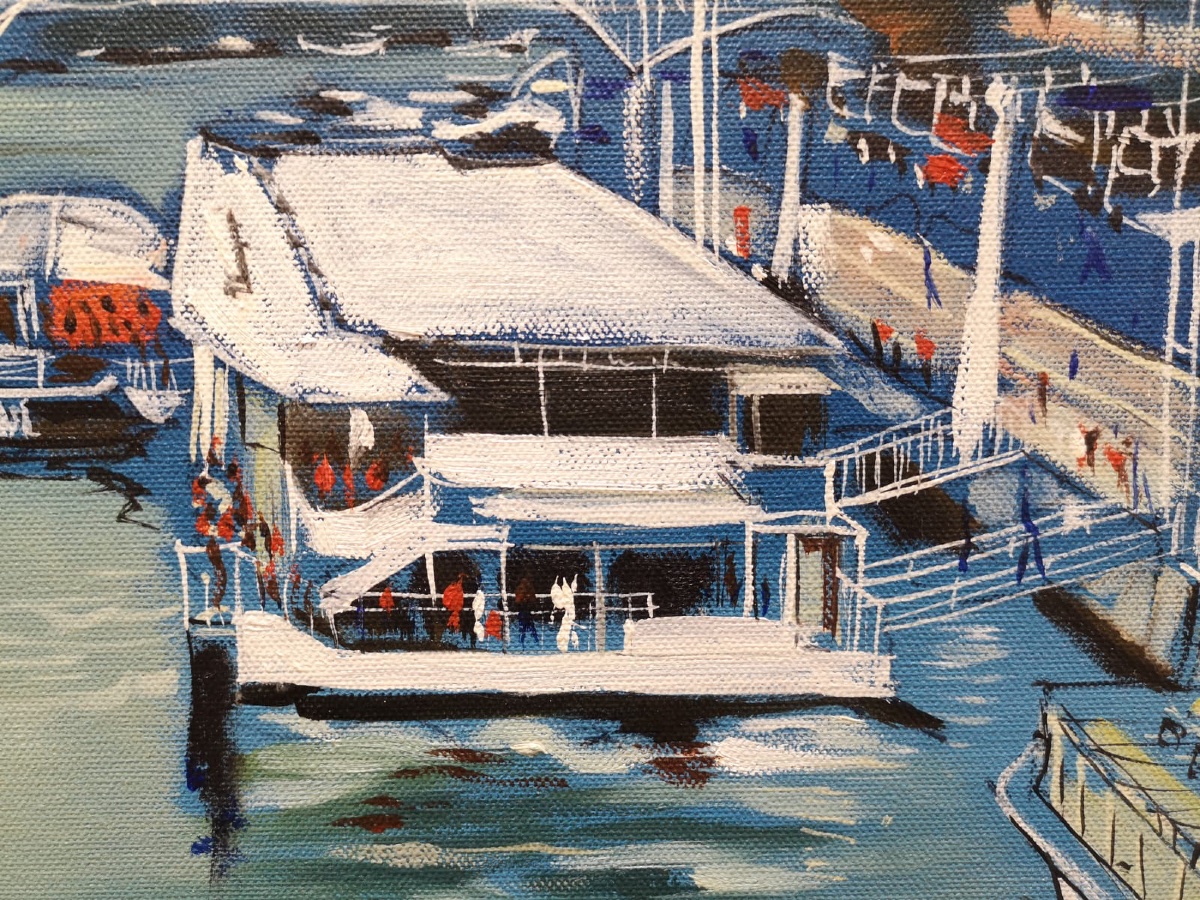 Rémy Peyranne ( 1935 - 2018) Bord De Seine Paris - Oil Painting - Painter From Toulouse-photo-3