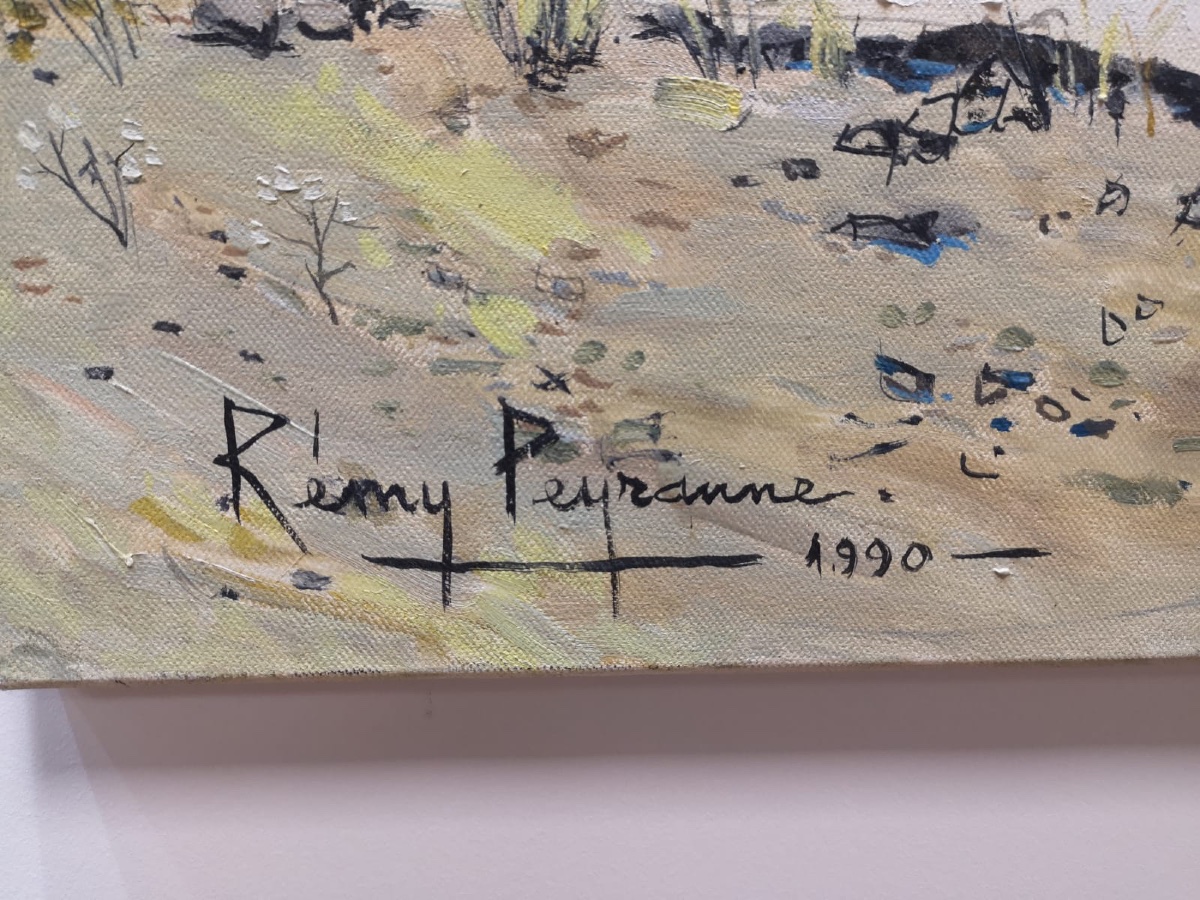 Rémy Peyranne ( 1935 - 2018) - Banyuls Notre Dame De La Salette - Painting Oil --photo-2