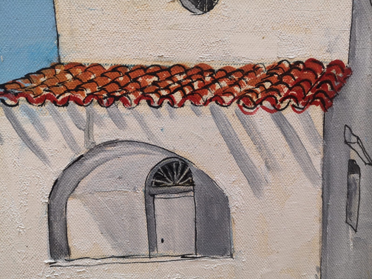 Rémy Peyranne ( 1935 - 2018) - Banyuls Notre Dame De La Salette - Painting Oil --photo-3