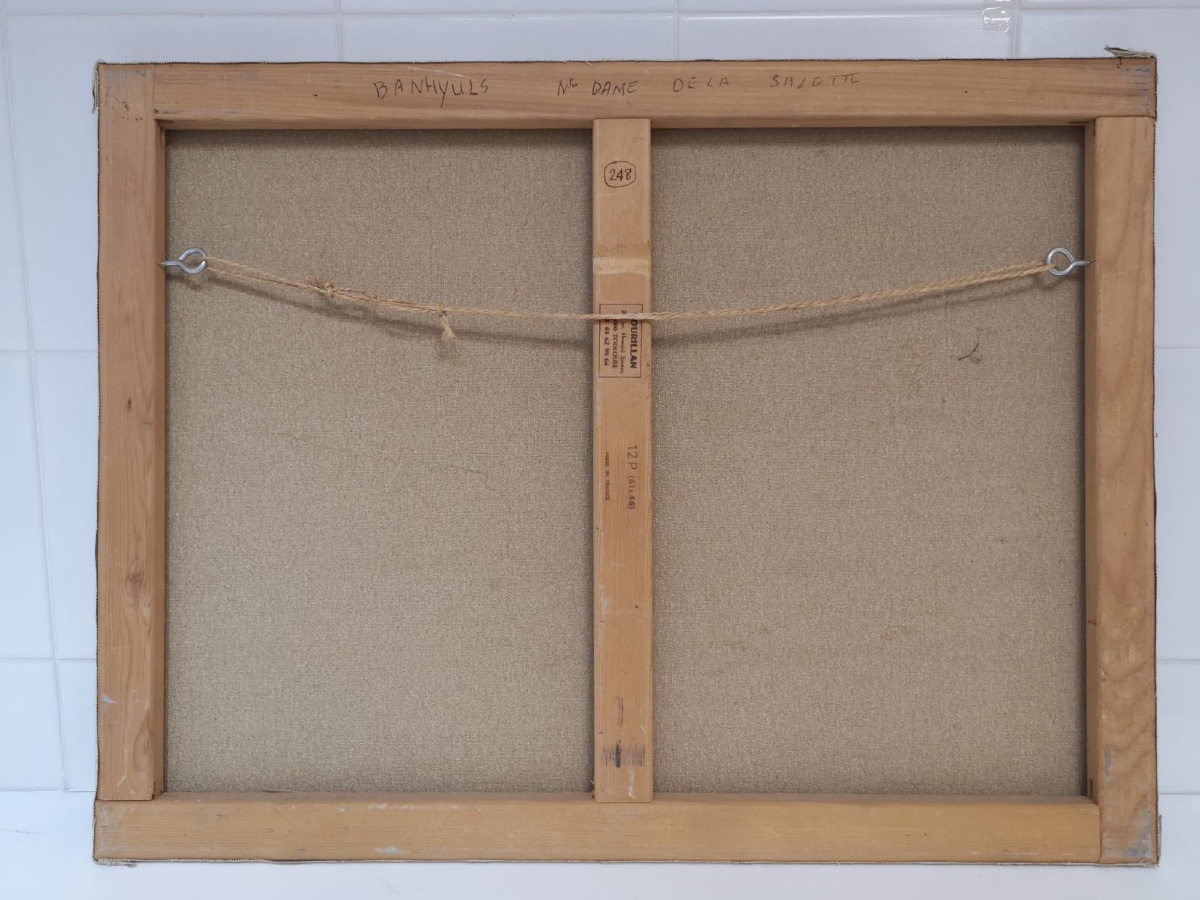 Rémy Peyranne ( 1935 - 2018) - Banyuls Notre Dame De La Salette - Painting Oil --photo-1