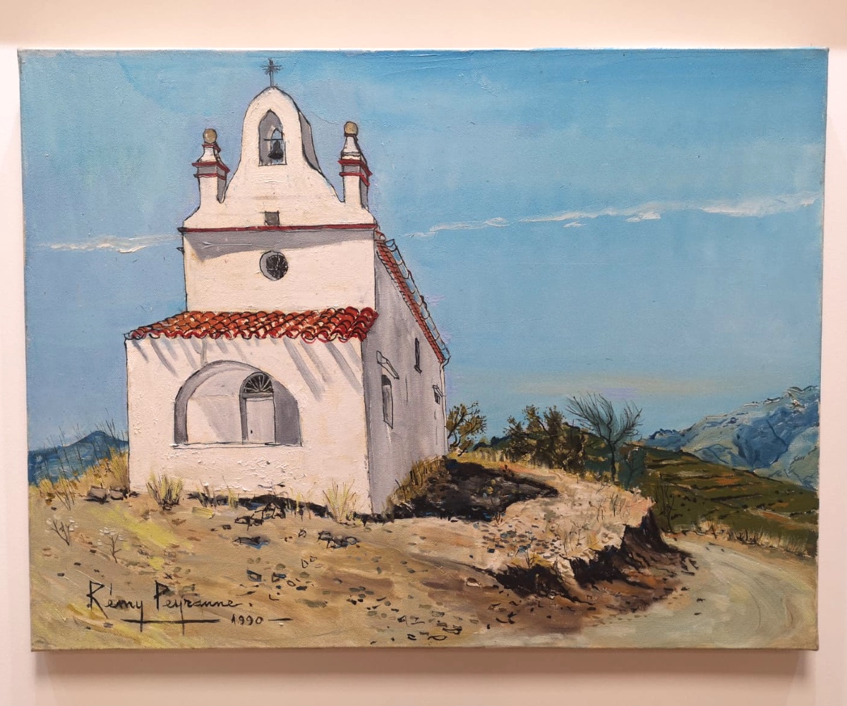 Rémy Peyranne ( 1935 - 2018) - Banyuls Notre Dame De La Salette - Painting Oil -