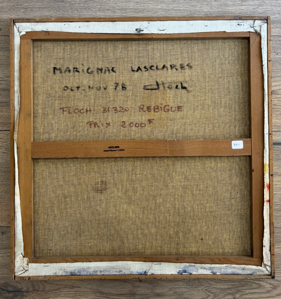 Jean Pierre Floch (1937 - 2015) Landscape Painting - Marignac Lasclares - Oil On Canvas 1978-photo-5