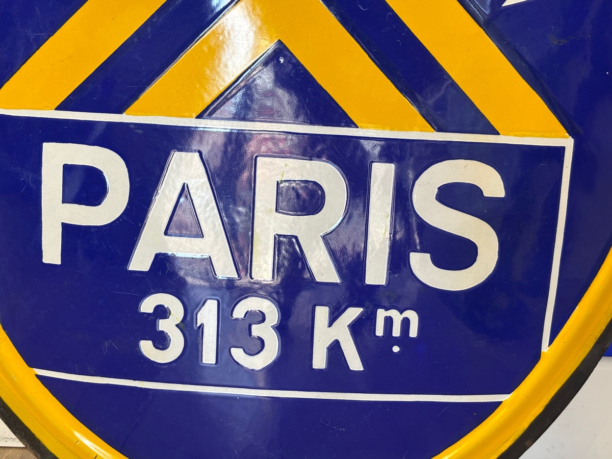 Citroën - Large Enamel Sign - Paris, Arnay-le-duc -photo-3