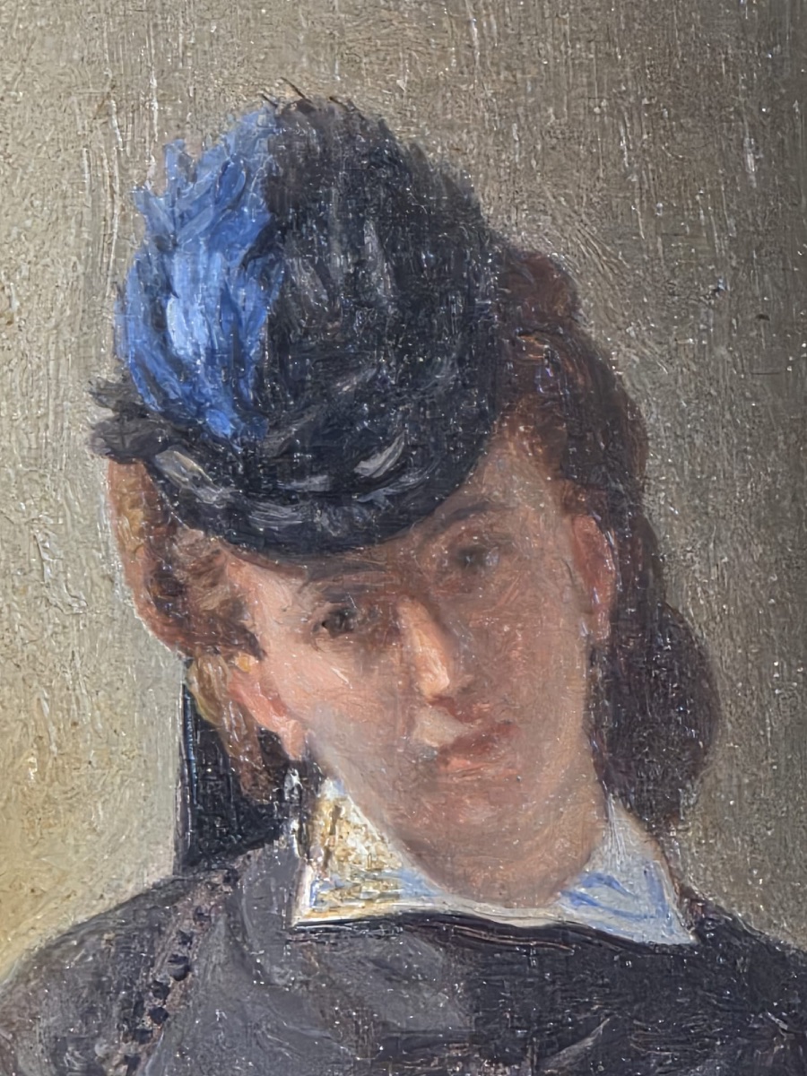 Durangel, Léopold (1828–1891) — Woman Holding A Red Cross Box — Oil On Panel-photo-4
