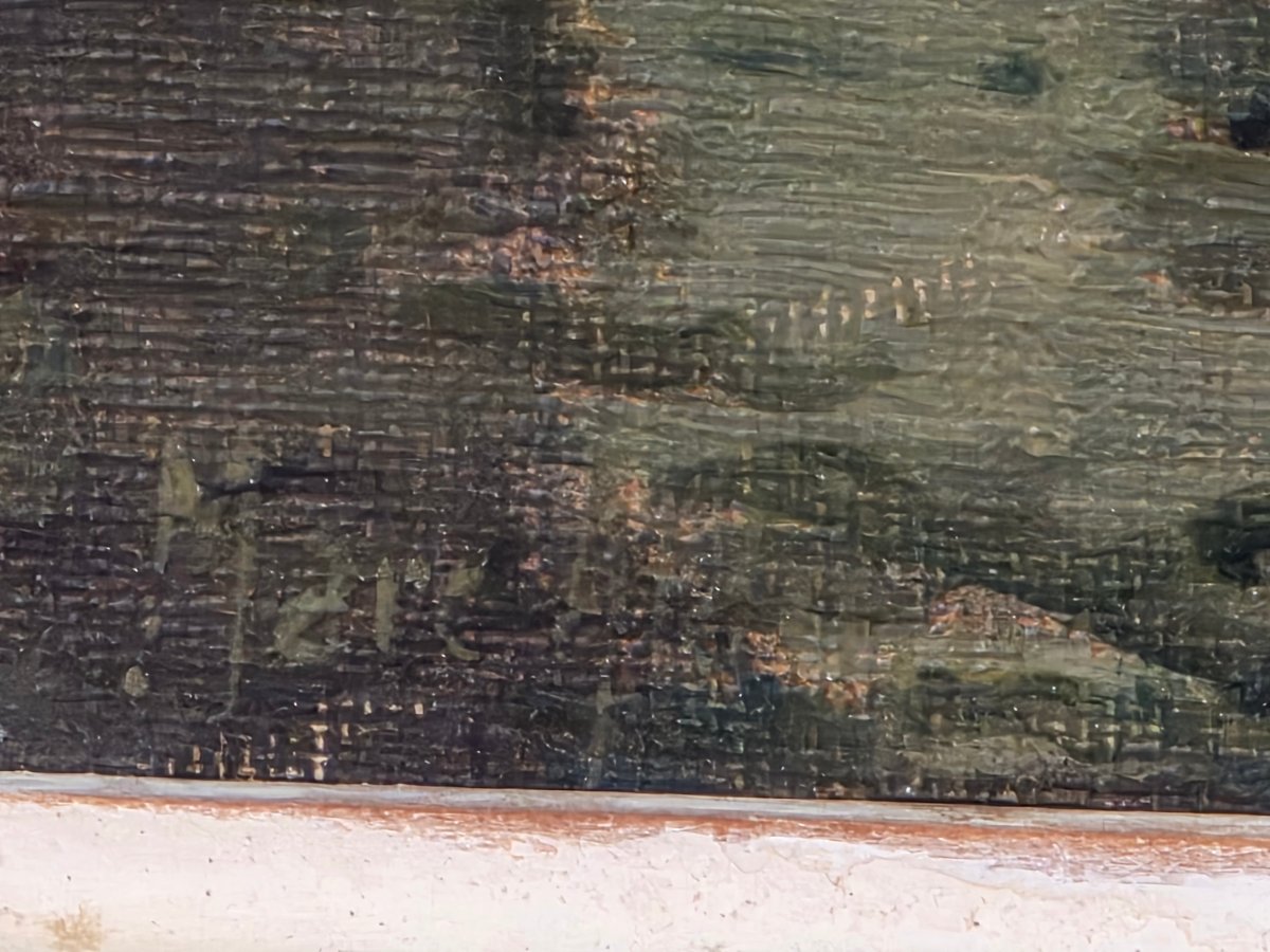 Painting Titled "veduta Of Venice" Signed By éloi-noël Béraud, Known As Marc Aldine Antoine Bouvard-photo-3