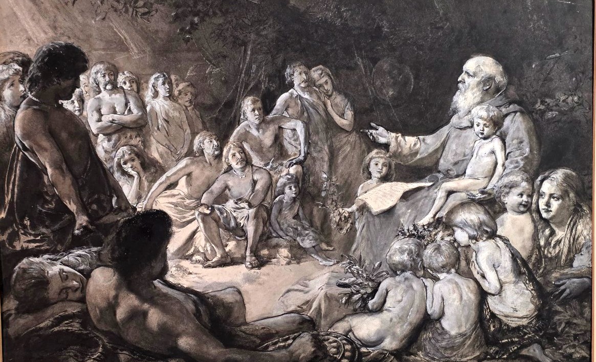 Gouache Painting By Fortunino Matania (1881–1963) *caratacus And The Britons*, 1920-photo-2