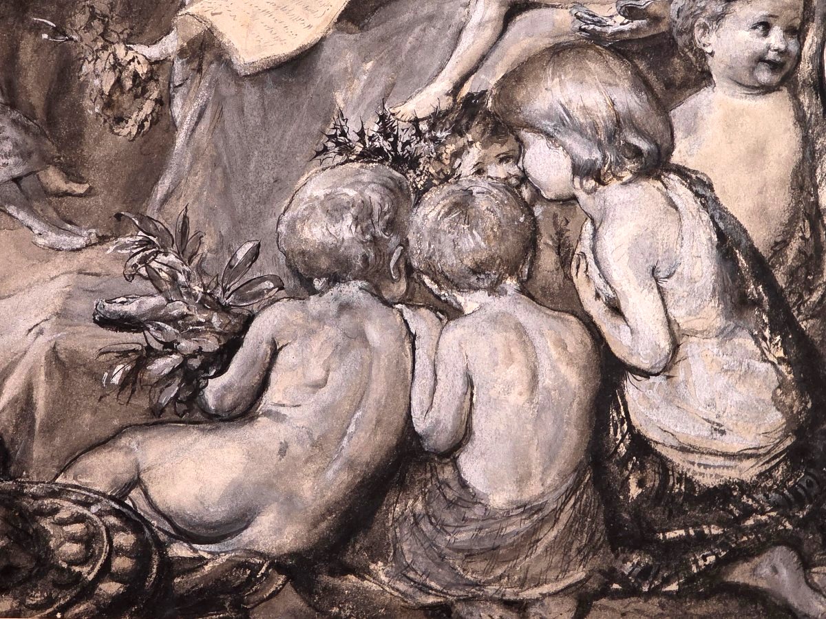 Gouache Painting By Fortunino Matania (1881–1963) *caratacus And The Britons*, 1920-photo-2