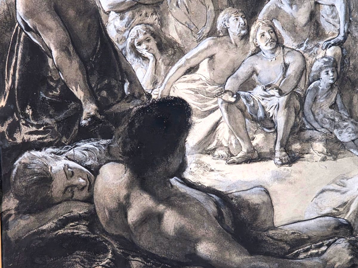 Gouache Painting By Fortunino Matania (1881–1963) *caratacus And The Britons*, 1920-photo-3
