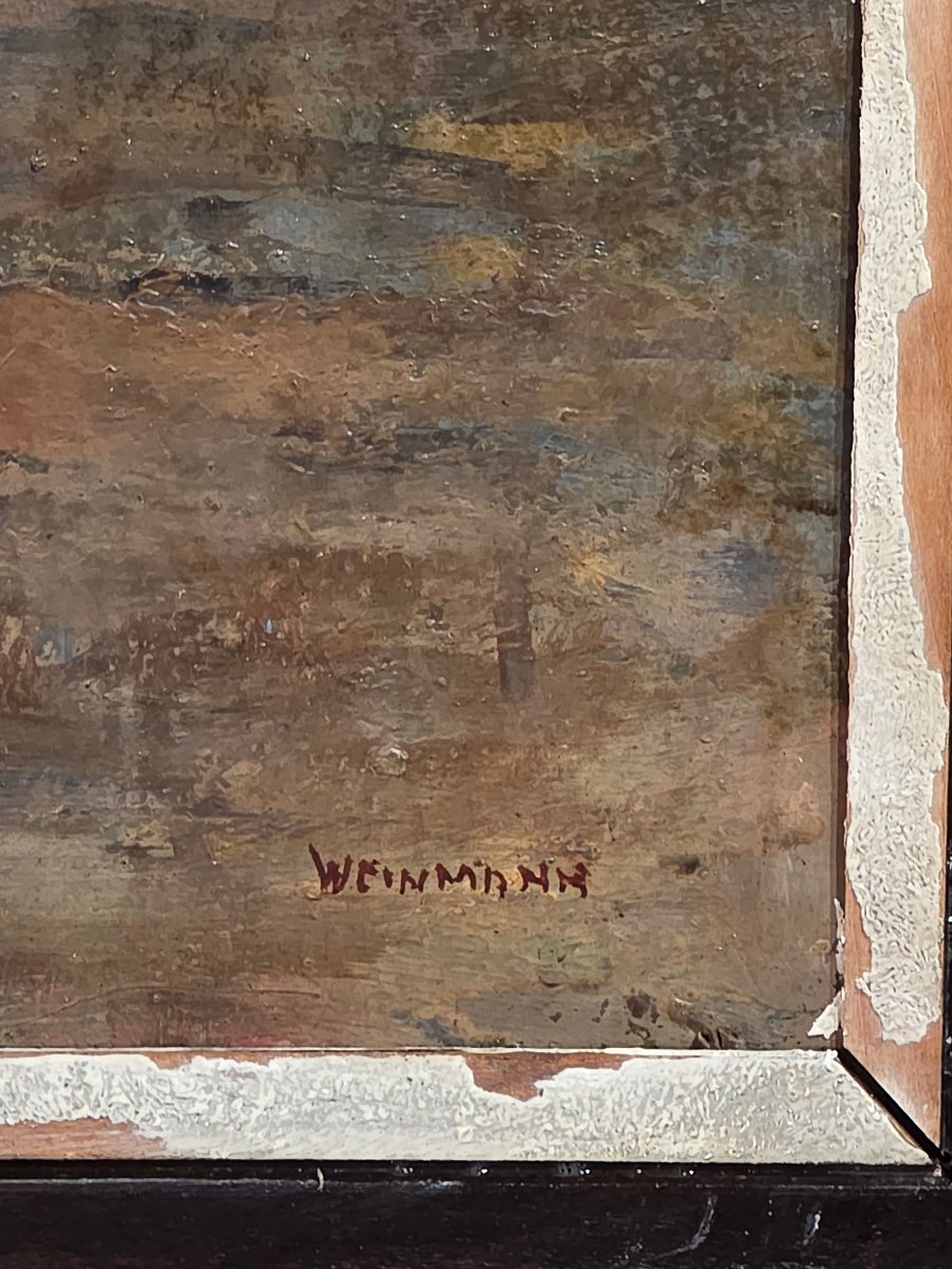 Oil Painting: Martigues And Villefranche, Signed By Maurice Vagh Weinmann (1899–1986)-photo-3