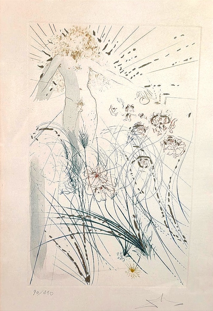 Salvador DALÍ (1904-1989) — Le Cantique des Cantiques (1971), Gravure originale signée-photo-2