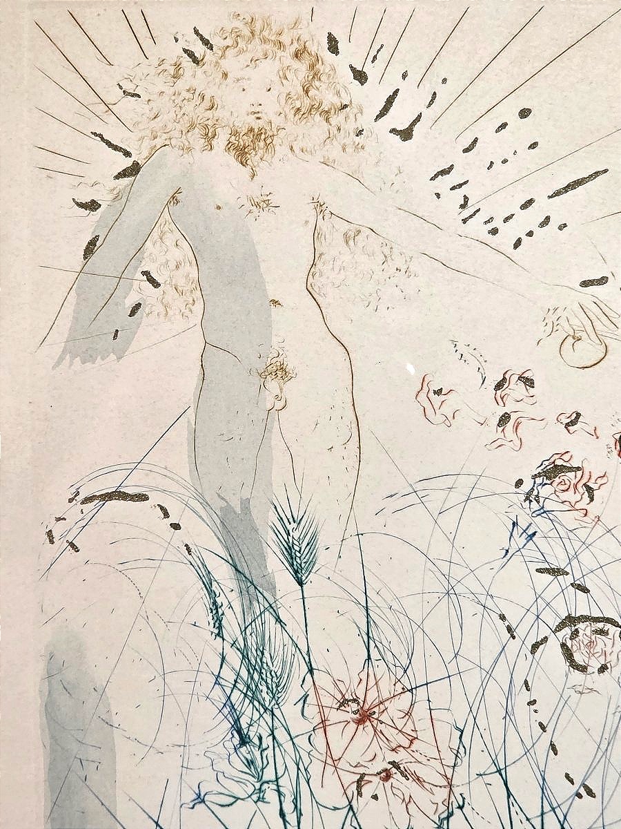 Salvador DALÍ (1904-1989) — Le Cantique des Cantiques (1971), Gravure originale signée-photo-4