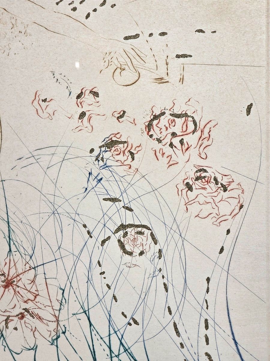 Salvador DALÍ (1904-1989) — Le Cantique des Cantiques (1971), Gravure originale signée-photo-3
