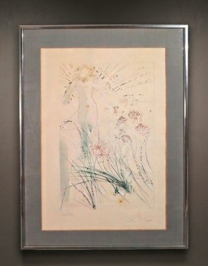 Salvador DALÍ (1904-1989) — Le Cantique des Cantiques (1971), Gravure originale signée