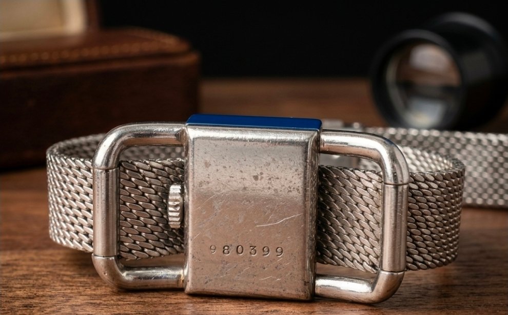 Hermès "étrie" Watch, Signed By Jaeger-lecoultre -photo-3