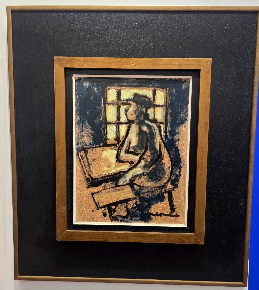 Jef Friboulet (1919–2003) – A Norman Figure At The Window ​-photo-3