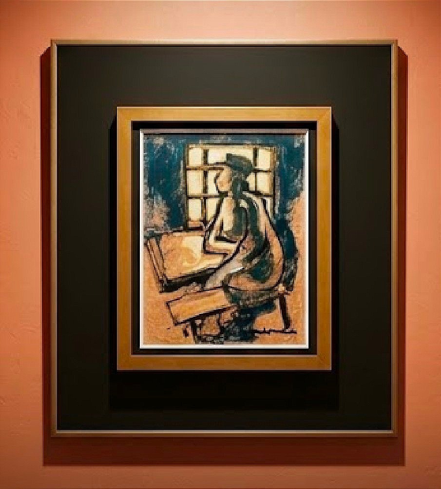 Jef Friboulet (1919–2003) – A Norman Figure At The Window ​
