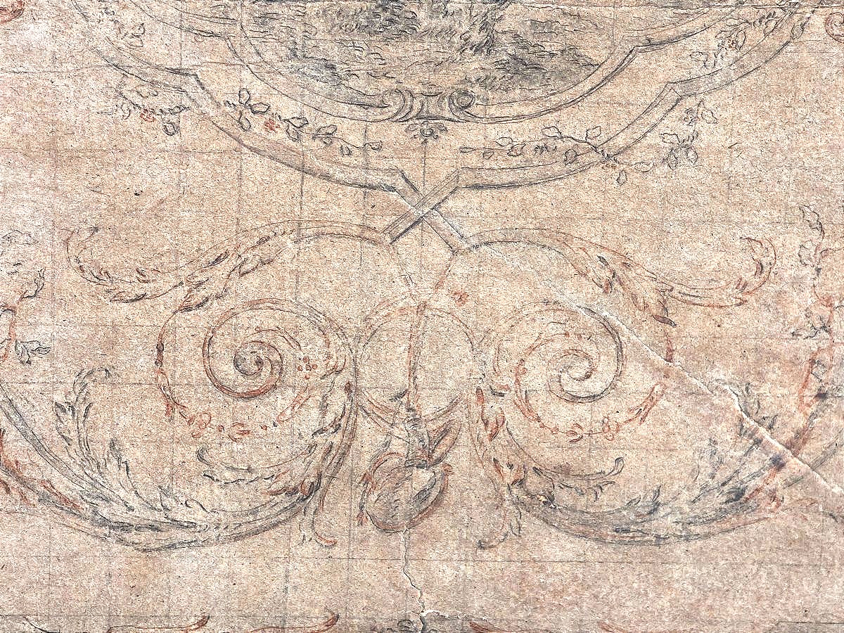 ​antoine Watteau (valenciennes 1684 – Nogent-sur-marne 1721) ​design For A Decorative Panel -photo-7