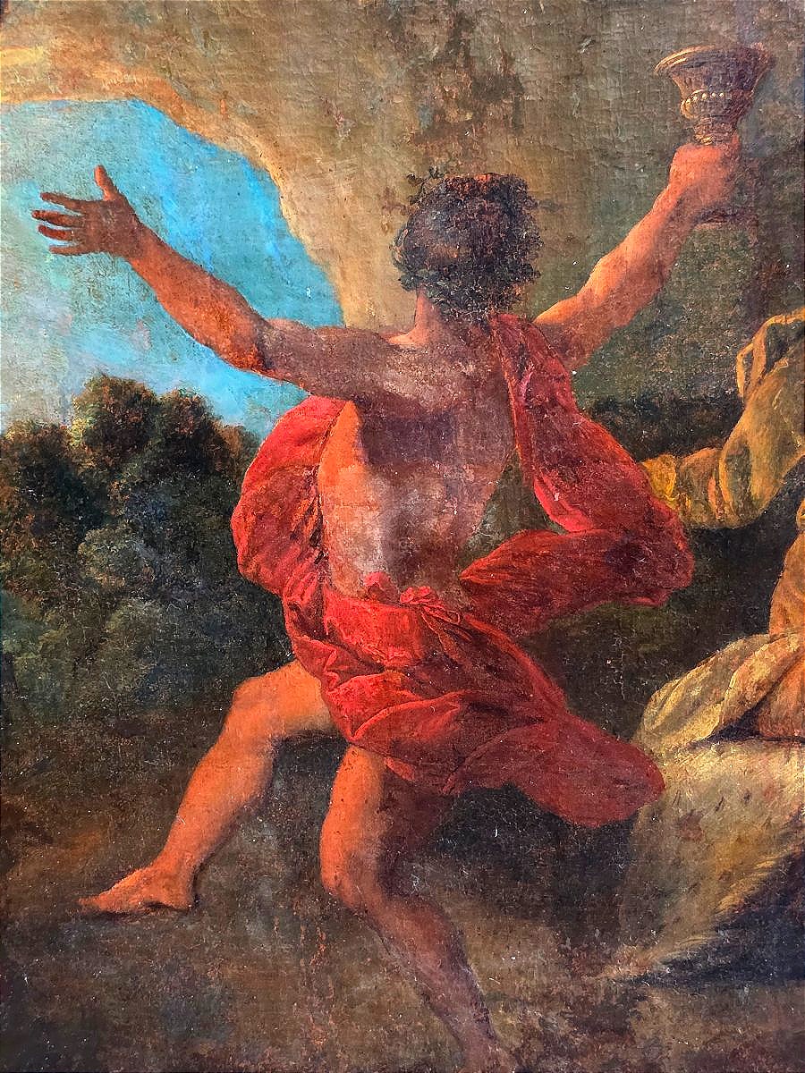"bacchanalian Scene" After Titian, Attributed To Nicolas Bertin (1667–1736) ​-photo-2
