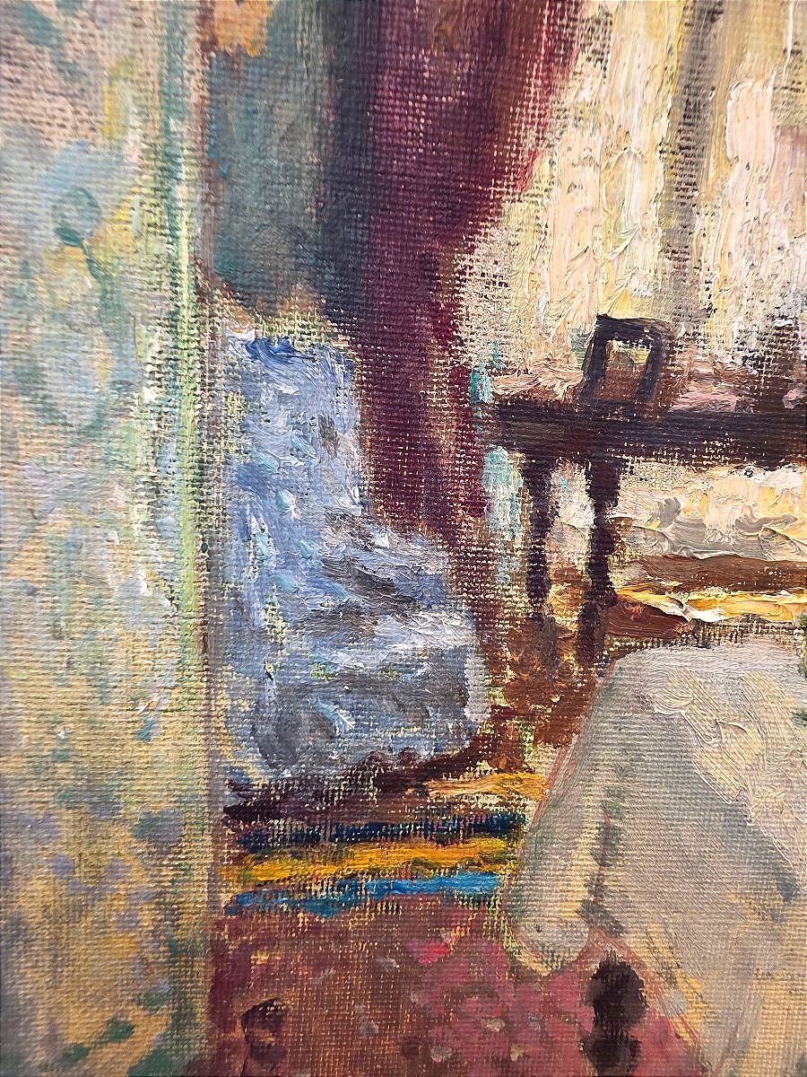 Jean-louis Marcel Cosson (1878–1956) – A Bourgeois Interior Scene With A Letter ​-photo-6
