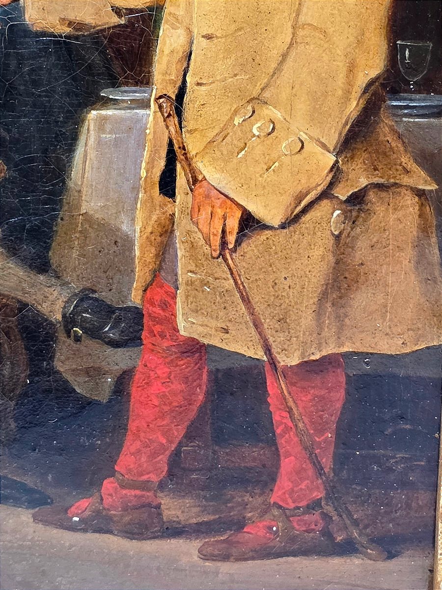 ​Attribué à Ernest MEISSONIER (1815-1891) – Scène de genre historique au XVIIe-XVIIIe siècle-photo-4