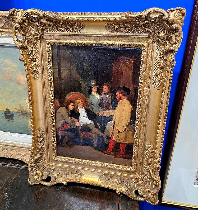 ​Attribué à Ernest MEISSONIER (1815-1891) – Scène de genre historique au XVIIe-XVIIIe siècle