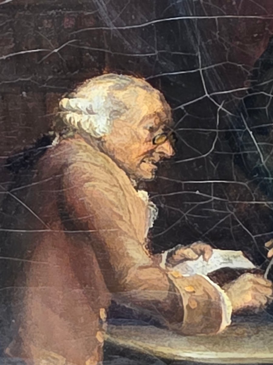 Attribué à Ernest MEISSONNIER (1815-1891) ​ La Lecture chez le notaire -photo-1