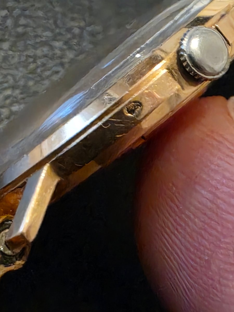Vintage Pax Men's Watch – 18k Solid Gold Case – 1960s ​ -photo-3