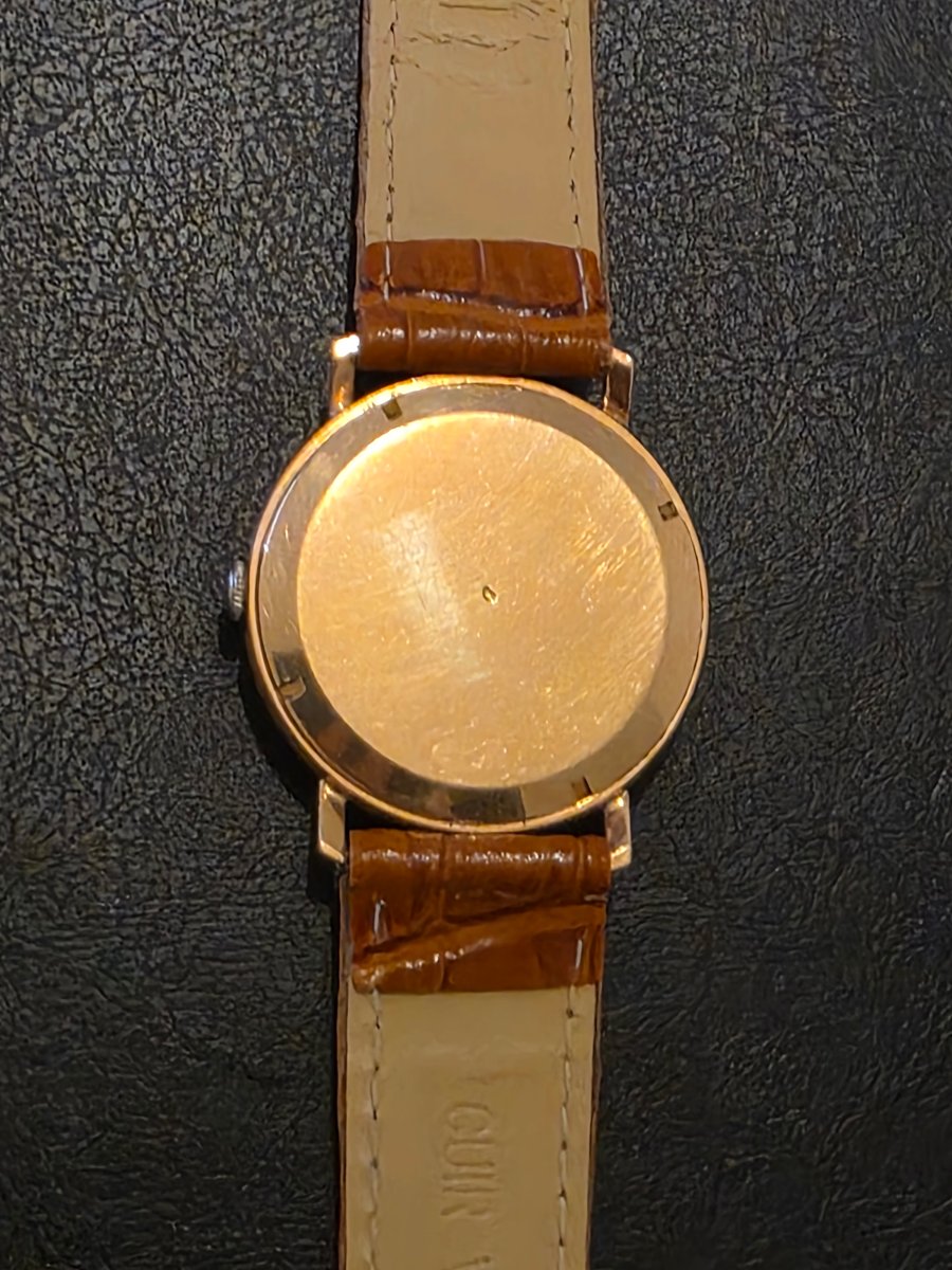 Vintage Pax Men's Watch – 18k Solid Gold Case – 1960s ​ -photo-4