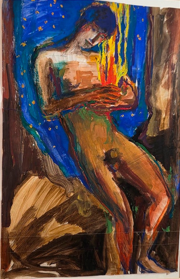 Paul HANNAUX (1897-1954) – Prométhée ​gouache XXème-photo-2