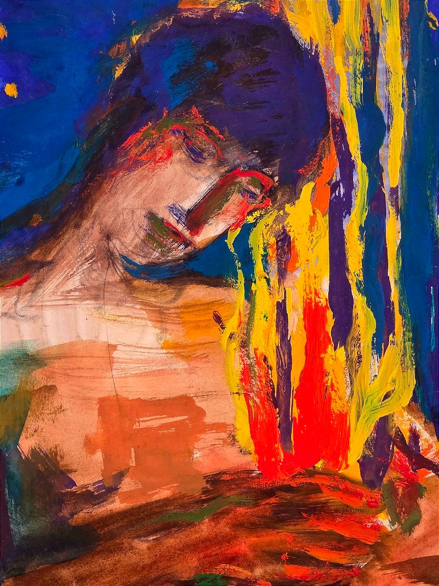 Paul HANNAUX (1897-1954) – Prométhée ​gouache XXème-photo-4