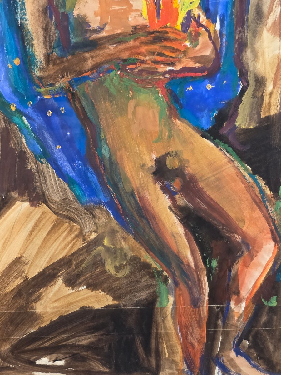 Paul HANNAUX (1897-1954) – Prométhée ​gouache XXème-photo-1