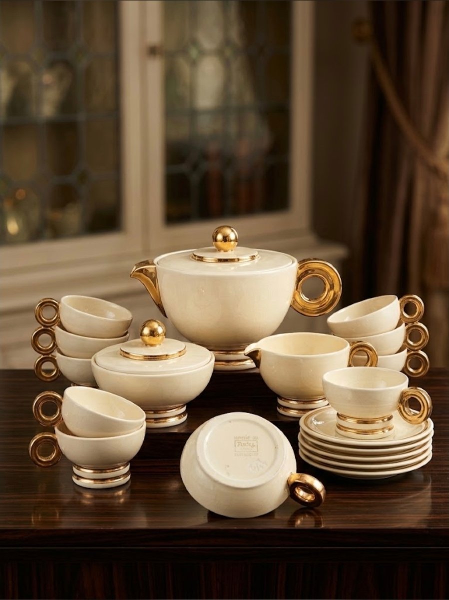 Service à Thé et Café Art Déco Robj Paris / Villeroy & Boch Luxembourg Art Déco