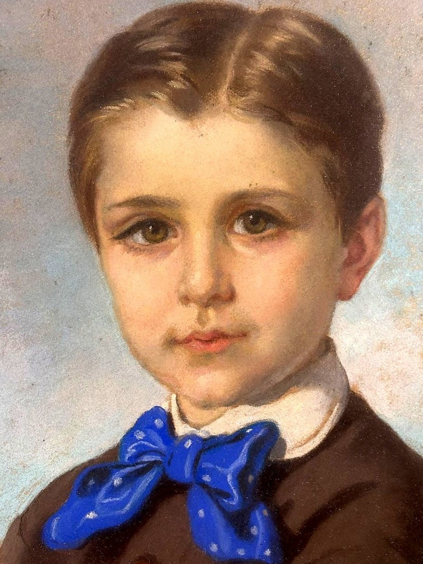 Portrait du Marquis Alexandre de Nollent – Pastel par Henri-Edmond SEWRIN (1809-1896)-photo-4