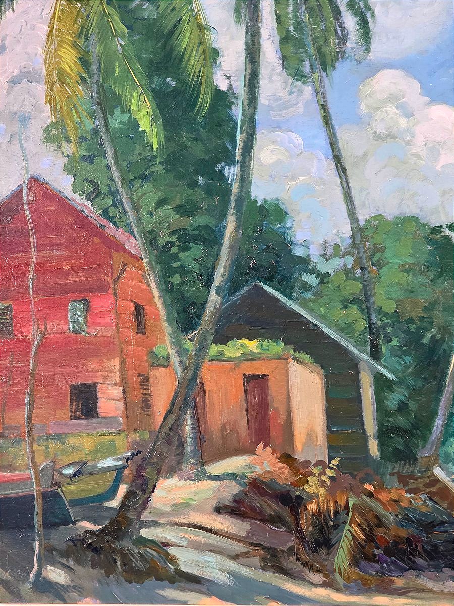 Jean Chardar – Seaside Landscape In Martinique-photo-4