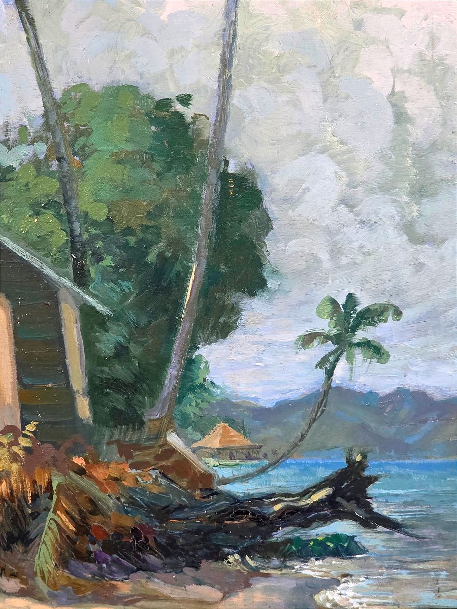 Jean Chardar – Seaside Landscape In Martinique-photo-1