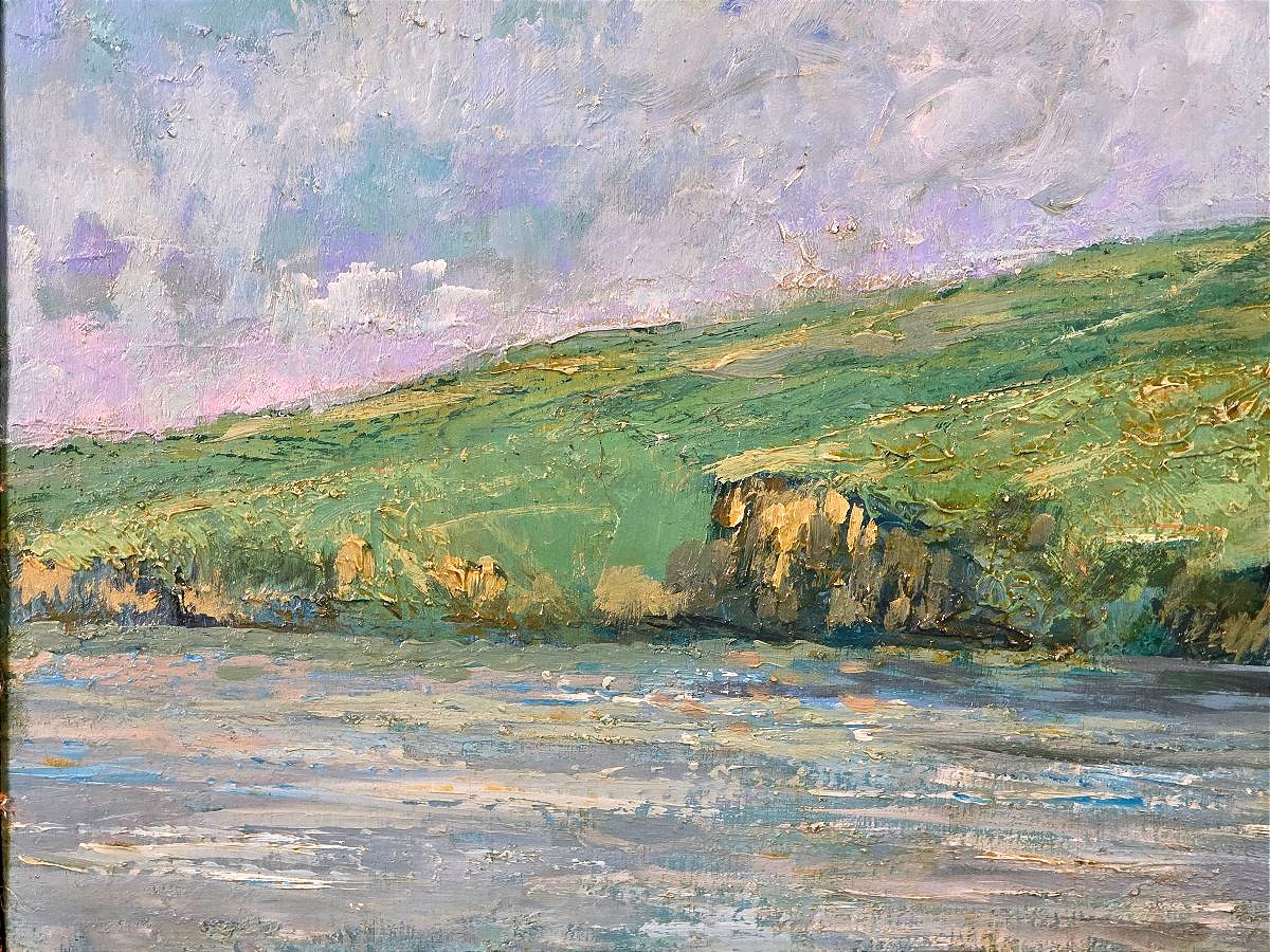 Charles Chardar (1885–1969) – Seascape Of Martinique (1959), Oil On Canvas-photo-3