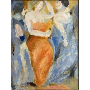 Constance Nielsen (french School, 20th Century, Student Of Marie Laurencin)