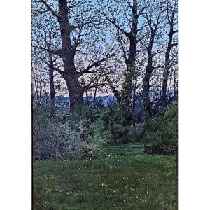 Victor, Jean, Pierre Falies (1849-1901) - Painting: Landscape At Twilight 