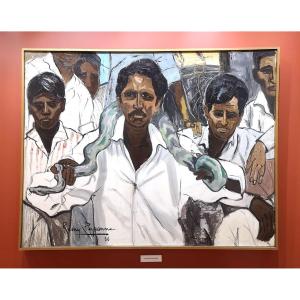 Rémy Peyranne (1935-2018) Painting, Travel, Snake Charmer - Painter From Toulouse 