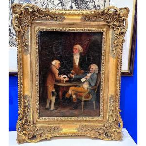 Attributed To Ernest Meissonnier (1815–1891) Reading At The Notary’s Office