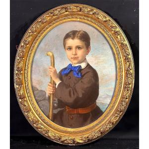 Portrait Of Marquis Alexandre De Nollent – Pastel By Henri-edmond Sewrin (1809–1896)