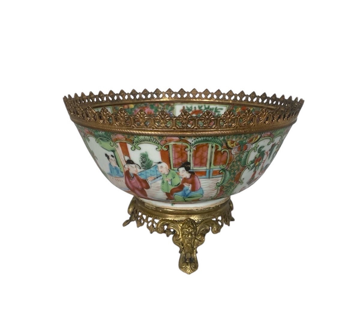 Cantonese Porcelain And Gilt Bronze Cup -photo-4