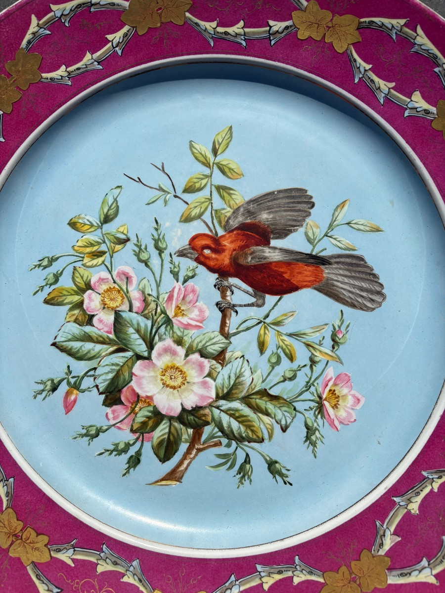 Large Earthenware Dish From Creil And Montereau -photo-2