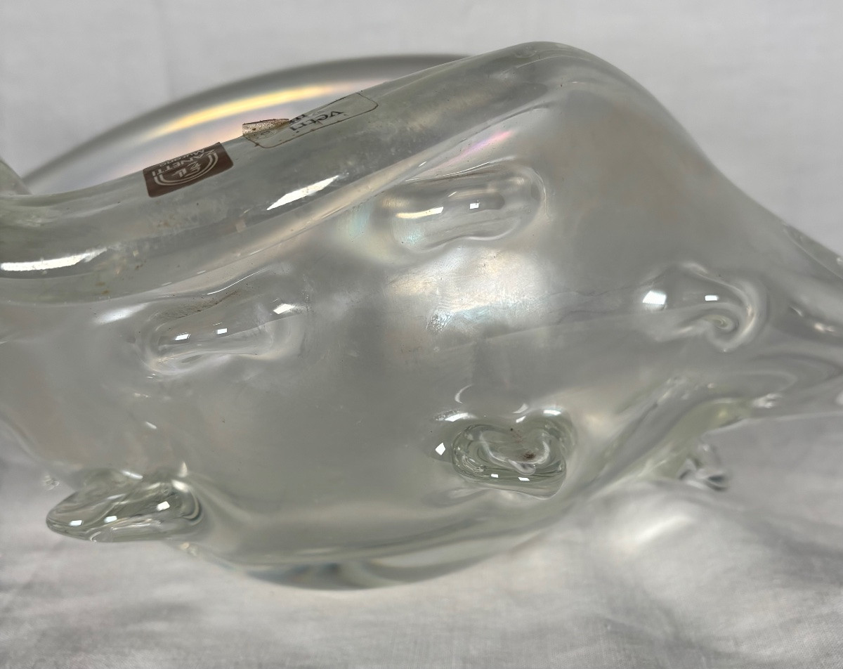 Coquillage en verre de Murano signé Licio Zanetti -photo-4